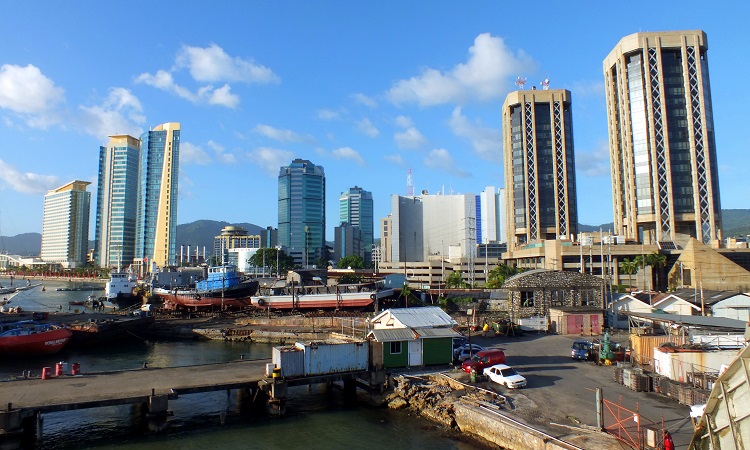 Port of Spain, a Karib-szigetek gazdasági központja