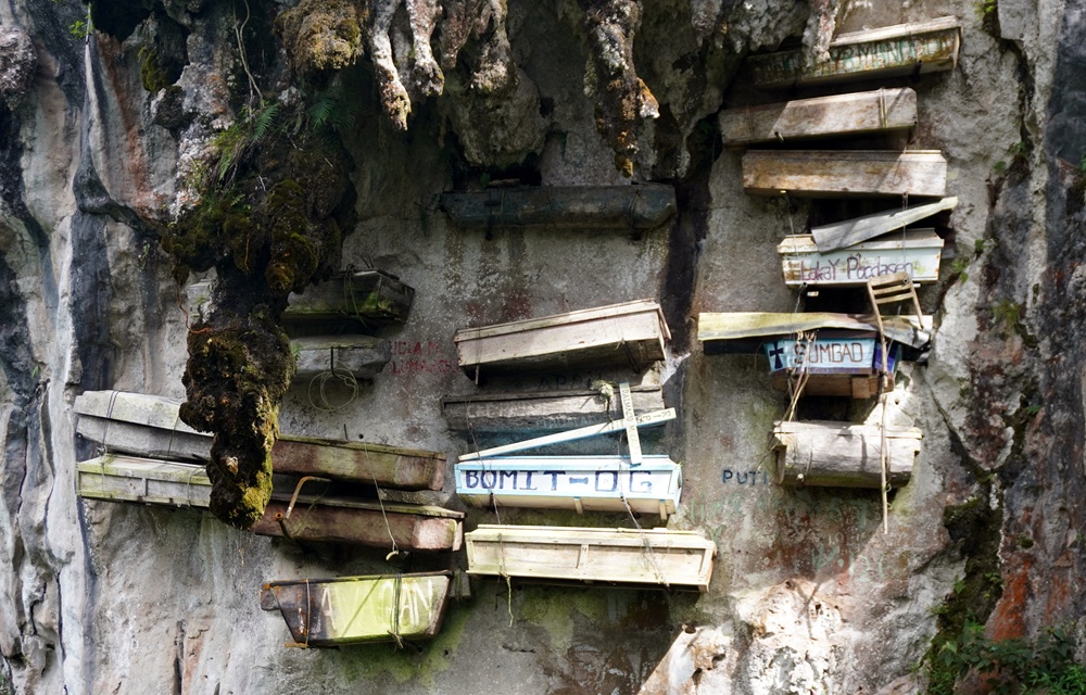 Sagada függő koporsói