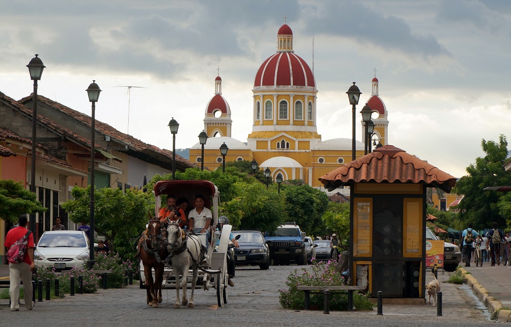 Nicaragua Granada Mombacho-vulkán Masaya-vulkán